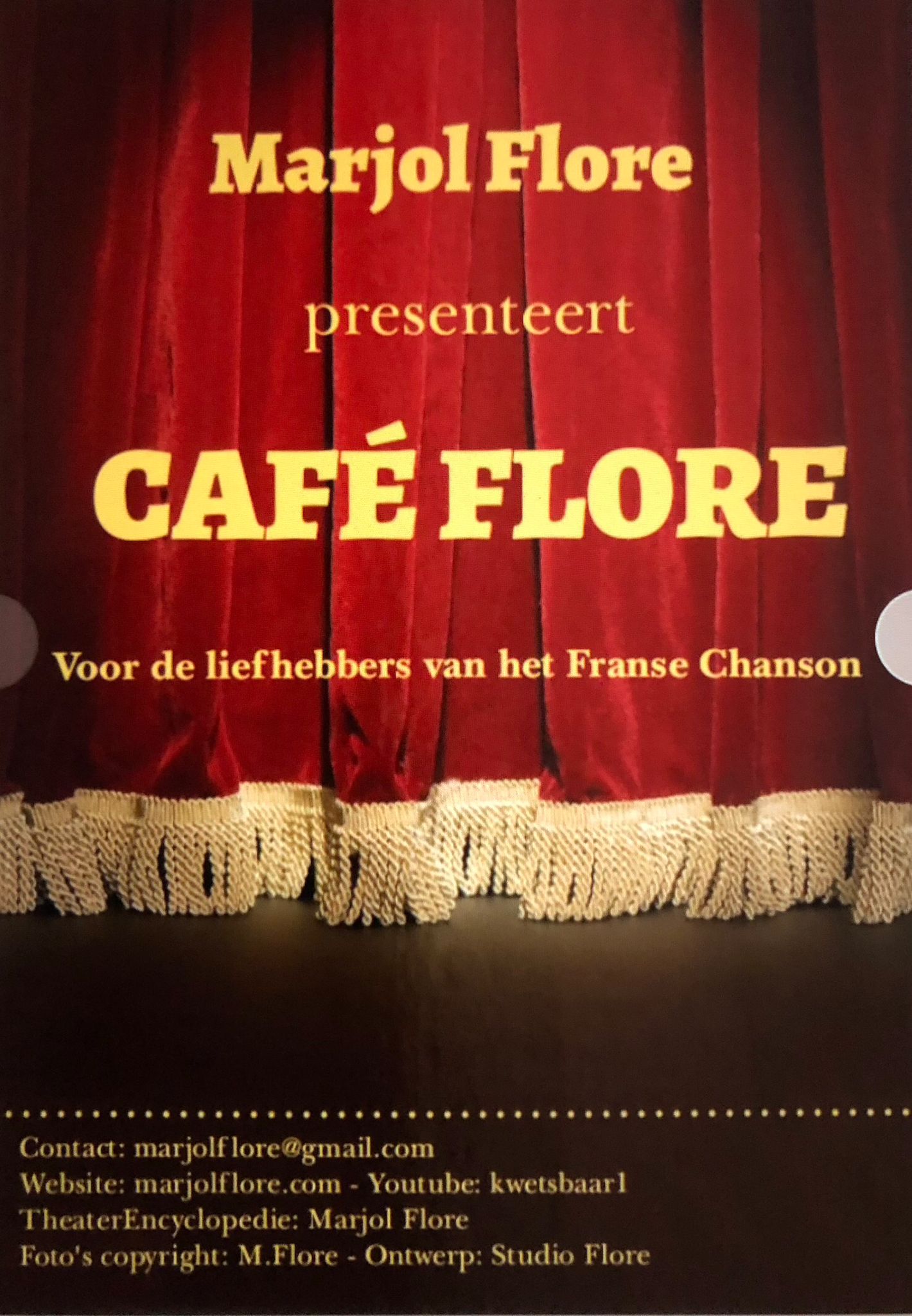 Chansons klinken in ‘Café Flore’ van Marjol Flore