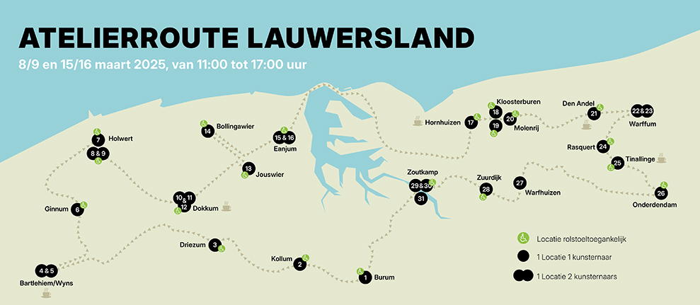 Atelierroute Lauwersland